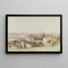 Champigny Estudio para el panorama de la batalla de Champigny - Alphonse Marie de Neuville — cuadro enmarcado en la pared