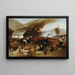 La defensa de Rorke's Drift 1879 - Alphonse Marie de Neuville — cuadro enmarcado en la pared