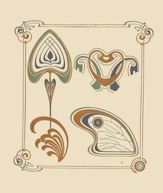 Alphonse Mucha - Abstract design based on wings and leaf shapes.webp