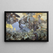 Celebration of Svantovit on Rügen Island - Alphonse Mucha — framed artwork on a wall