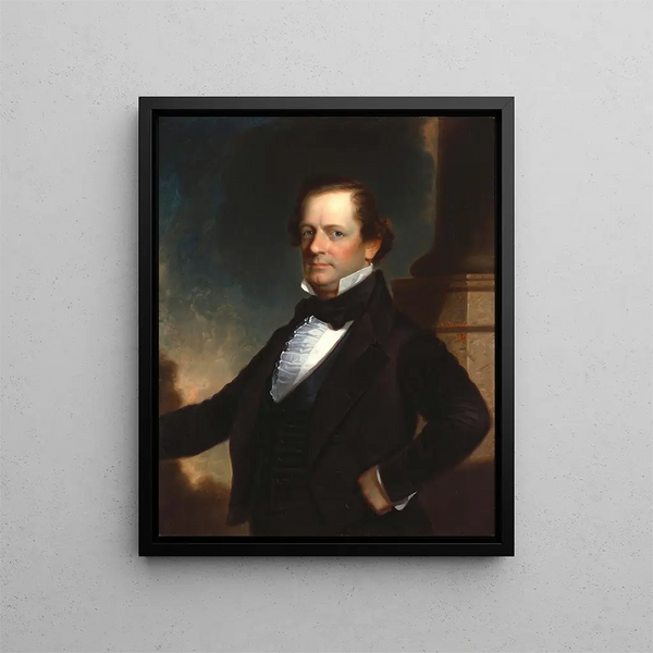Henry N. Walker - Alvah Bradish Painting — framed artwork on a wall