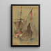 Navires turcs Gemi - Amadeo Preziosi — framed artwork on a wall