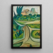 Reproduction of the painting Landscape of Manhufe - Amadeo de Souza-Cardoso