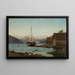 Evening in Balestrand - Amaldus Nielsen — framed artwork on a wall