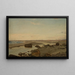 Evening in Norway Jren - Amaldus Nielsen — framed artwork on a wall