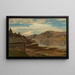 Evening in Nes Kvinnherred - Amaldus Nielsen — framed artwork on a wall