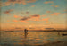 Evening on the Fjord of Kristiania - Amaldus Nielsen — artwork view