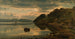 Ambiance du soir Skogsfjord Mandal - Amaldus Nielsen — artwork view