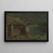 Cerrado en Balestrand - Amaldus Nielsen — cuadro enmarcado en la pared