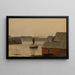Estudio de fiordo - Amaldus Nielsen — cuadro enmarcado en la pared