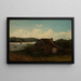 Fra Sponga, Mandal - Amaldus Nielsen — framed artwork on a wall