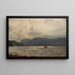 Lever de brume - Amaldus Nielsen — framed artwork on a wall