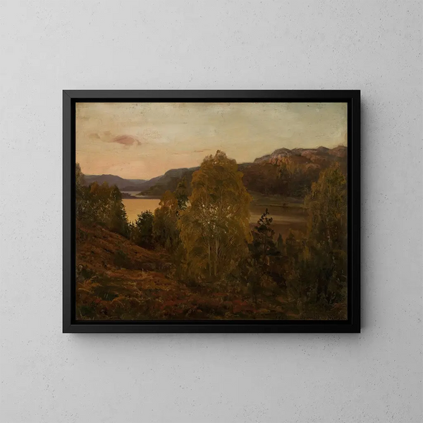 Hstaften Mandal - Amaldus Nielsen — cuadro enmarcado en la pared