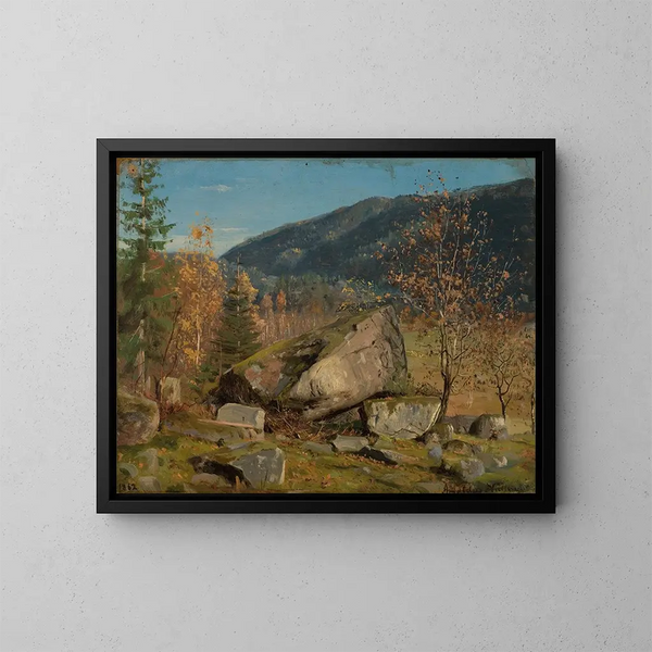 Hstdag Bjelland Mandal - Amaldus Nielsen — cuadro enmarcado en la pared