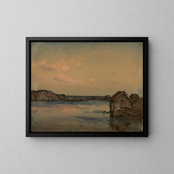 Kattehle Lindesnes - Amaldus Nielsen — cuadro enmarcado en la pared