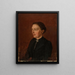 Retrato - Amaldus Nielsen — cuadro enmarcado en la pared