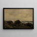 Ambiente de lluvia - Amaldus Nielsen — cuadro enmarcado en la pared