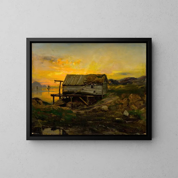 Salterier Kinn - Amaldus Nielsen — cuadro enmarcado en la pared