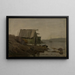 Hangar a barcos, Lindesnes - Amaldus Nielsen — cuadro enmarcado en la pared