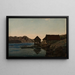 Sjøboder, Lindesnes - Amaldus Nielsen — framed artwork on a wall