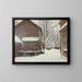 Snefokk at Majorstuveien 8 - Amaldus Nielsen — framed artwork on a wall