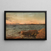 Vent de mar en Hvalene - Amaldus Nielsen — cuadro enmarcado en la pared