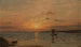 Atardecer en Hvaler - Amaldus Nielsen — vista de la obra