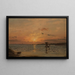 Atardecer en Hvaler - Amaldus Nielsen — cuadro enmarcado en la pared