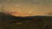 Sunset near the farm - Amaldus Nielsen — artwork view