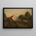 Atardecer de verano en Hvaler - Amaldus Nielsen — cuadro enmarcado en la pared