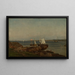 Summer Night at Hvaler - Amaldus Nielsen — framed artwork on a wall