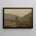 ambiente nocturno, Hoven, Mandal - Amaldus Nielsen — cuadro enmarcado en la pared