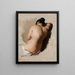 Estudio de acto - Amalia Lindegren — cuadro enmarcado en la pared