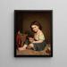 Desayuno - Amalia Lindegren — cuadro enmarcado en la pared