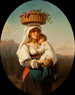 Madre italiana con niño - Amalia Lindegren — vista de la obra