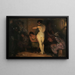 Behind the Menagerie - Amandus Faure — framed artwork on a wall