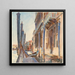 Amarrages de gondoles sur le Grand Canal - John Singer Sargent — cuadro enmarcado en la pared