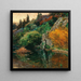 Evening ambiance painting, park motif of S. K. H. Archduke Joseph in Fiume - Olga Wisinger-Florian — wall display of the artwork