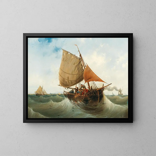 AmbroiseLouis Garneray - Fishing By The Coast.webp