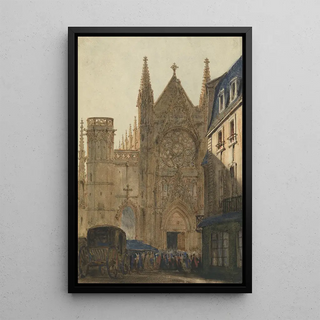 Ambrose Poynter - The Cathedral of St Pierre Caen.webp