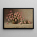 Still life with roses roses - Amédée Joullin — framed artwork on a wall