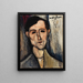 Un homme - Amedeo Modigliani — cuadro enmarcado en la pared