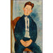 Niño con suéter a rayas - Amedeo Modigliani — vista de la obra