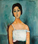 Christine - Amedeo Modigliani — vista de la obra