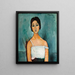 Christine - Amedeo Modigliani — cuadro enmarcado en la pared