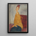 Reproducción del cuadro Jeanne Hébuterne en suéter amarillo - Amedeo Modigliani