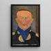 Léon Bakst - Amedeo Modigliani — cuadro enmarcado en la pared