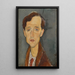 Reproducción del cuadro Retrato de Frans Hellens - Amedeo Modigliani