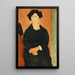 L'Italien - Amedeo Modigliani — cuadro enmarcado en la pared