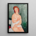 Reproducción del cuadro Joven mujer con camisa 1918 - Amedeo Modigliani